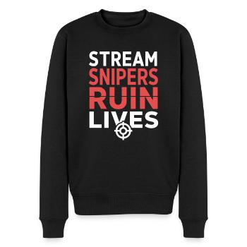 Gaming Streamer Live-streaming Gamer Inhalte - Männer Premium Bio Pullover - Schwarz - Vorne - Nico (187cm)