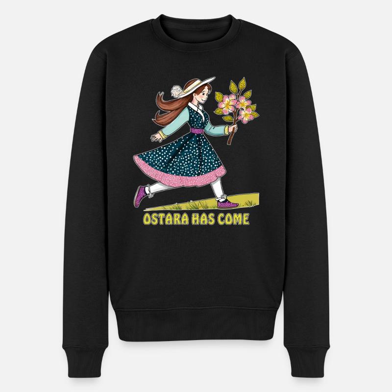L’ENFANT OSTARA EST ARRIVÉE - Pull Premium bio Homme - noir