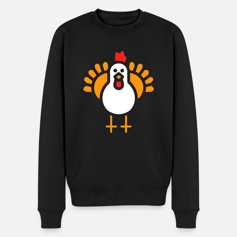 Turkei - Männer Premium Bio Pullover - Schwarz
