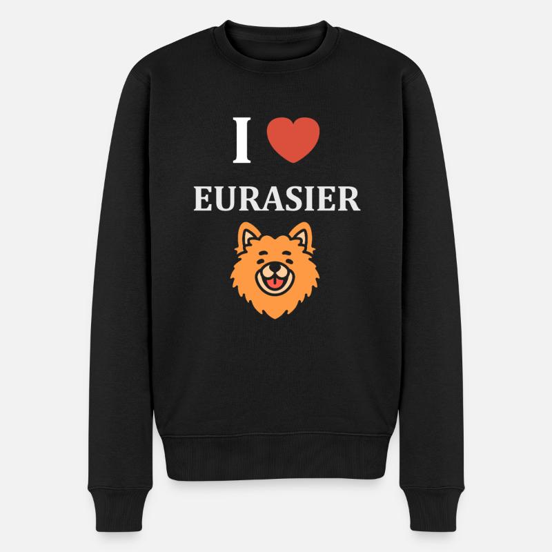 eurasier - Pull Premium bio Homme - noir
