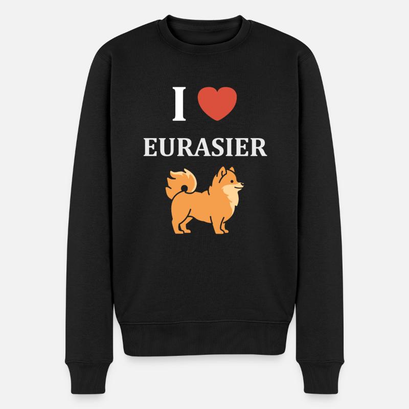 eurasier - Pull Premium bio Homme - noir