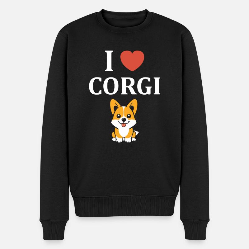 corgi - Pull Premium bio Homme - noir