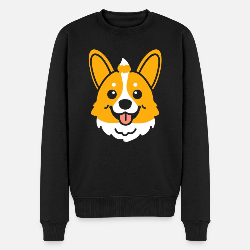 corgi - Pull Premium bio Homme - noir