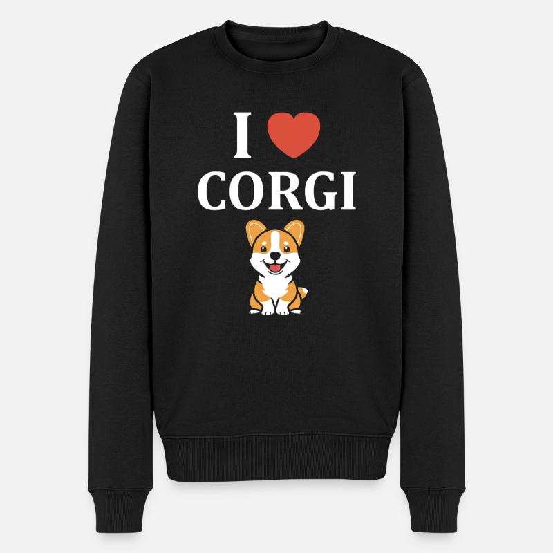 corgi - Pull Premium bio Homme - noir