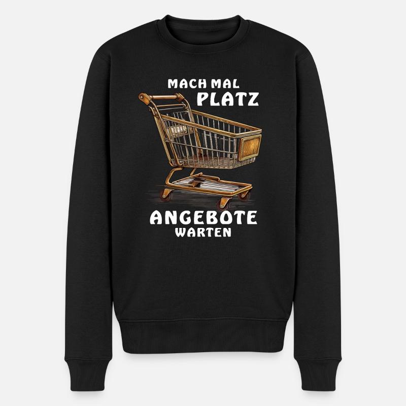 PANIER D’ACHAT MAKE WAY - Pull Premium bio Homme - noir