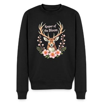 Ostara Eostre Equinox Witch Pagan Goddess Rituals - Männer Premium Bio Pullover - Schwarz - Vorne - Nico (187cm)