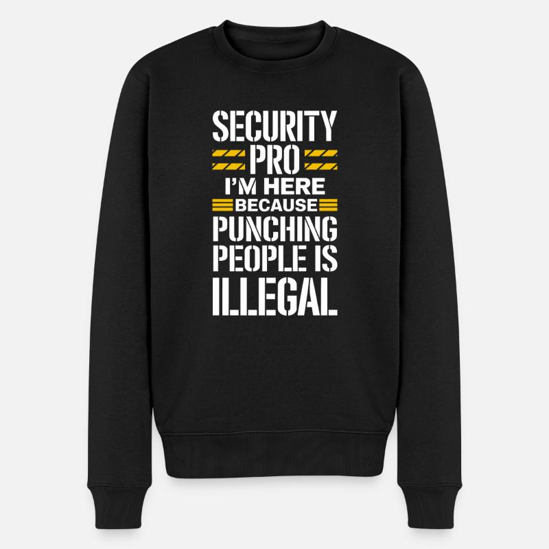 Private Security Professional Bodyguard Vip - Männer Premium Bio Pullover - Schwarz