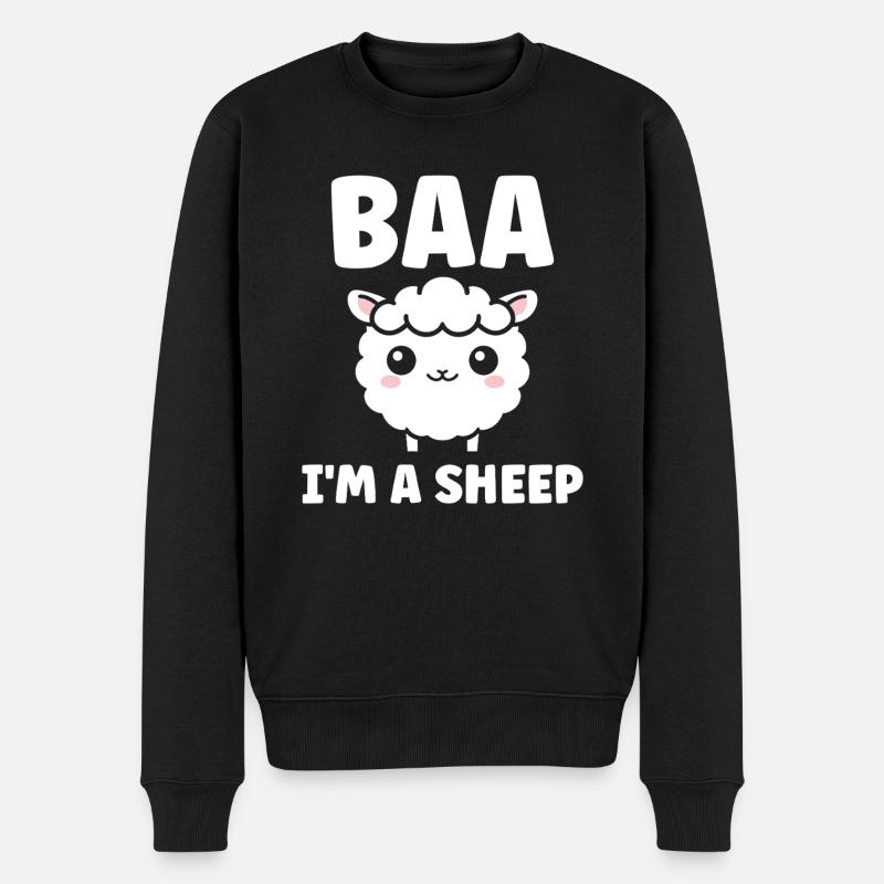 mouton - Pull Premium bio Homme - noir