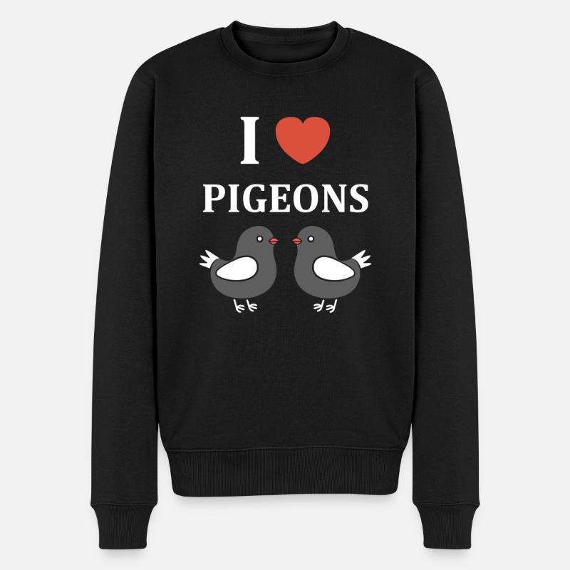 pigeon - Pull Premium bio Homme - noir