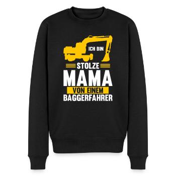Bagger Fahrer Bagger Bauen Geschenk - Männer Premium Bio Pullover - Schwarz - Vorne - Nico (187cm)