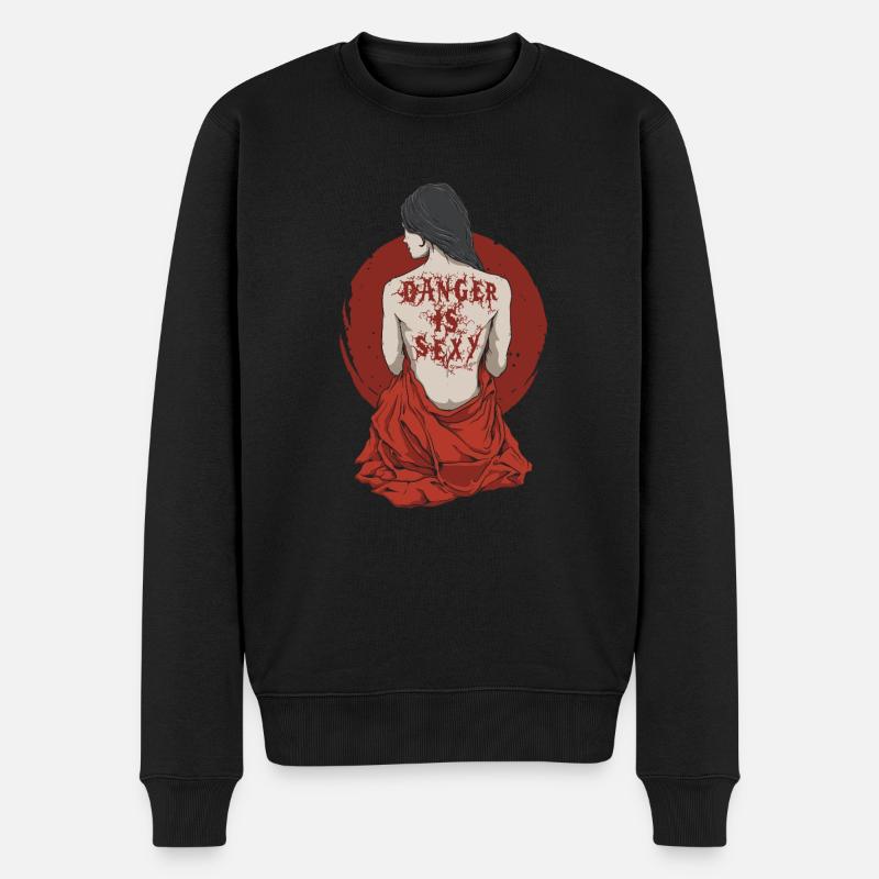Dark Romance Reverse Harem - Männer Premium Bio Pullover - Schwarz