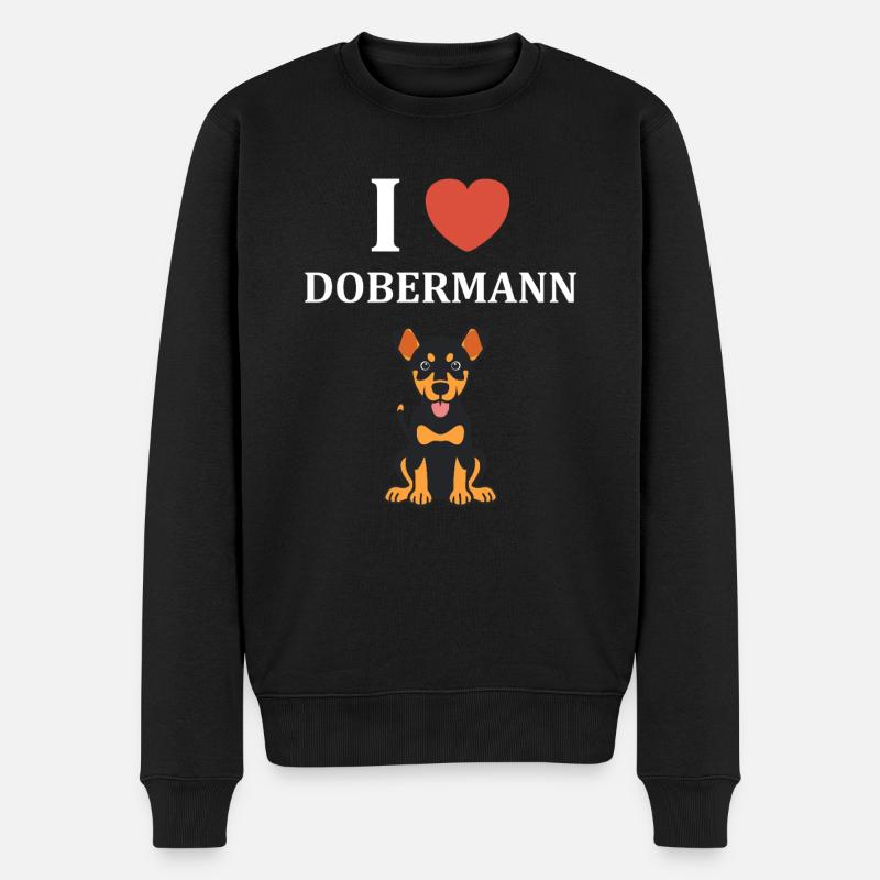 dobermann - Pull Premium bio Homme - noir