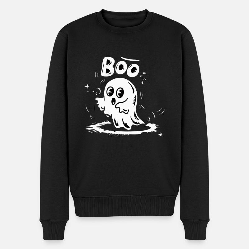 SPECTRE BOO - Pull Premium bio Homme - noir