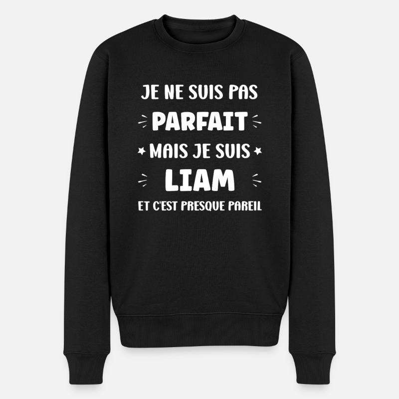 Liam - Pull Premium bio Homme - noir