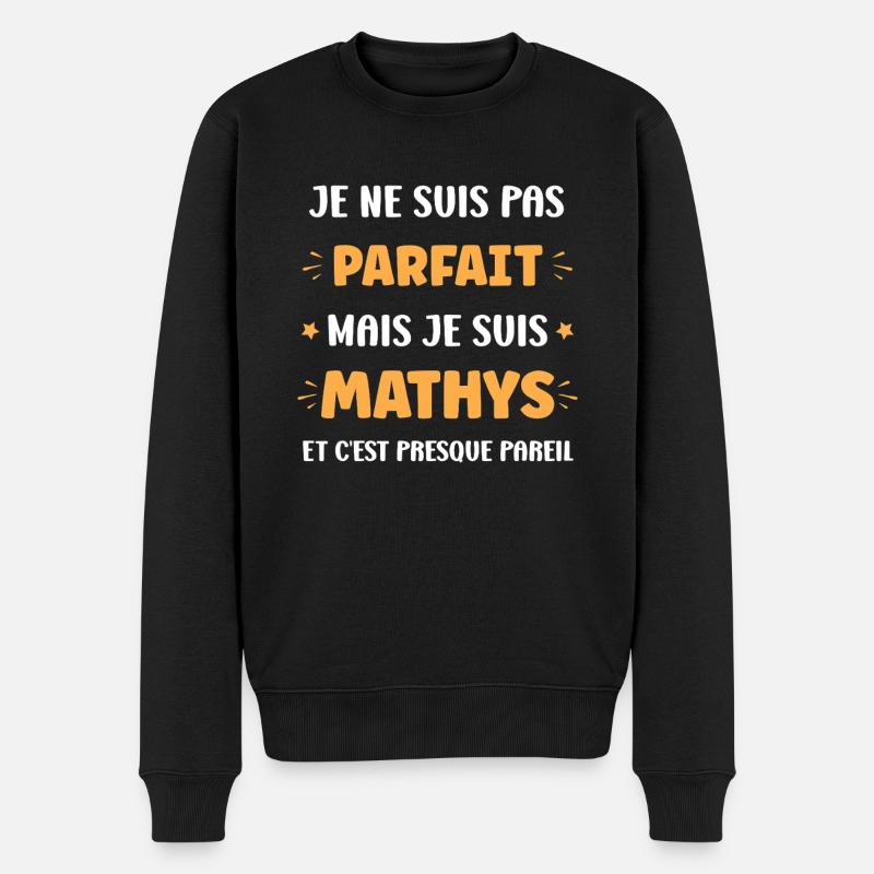 Mathys - Pull Premium bio Homme - noir