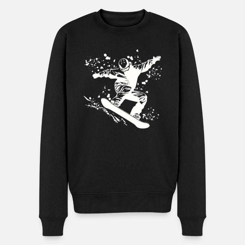Snowboarder Snowboarding Snowboard - Pull Premium bio Homme - noir