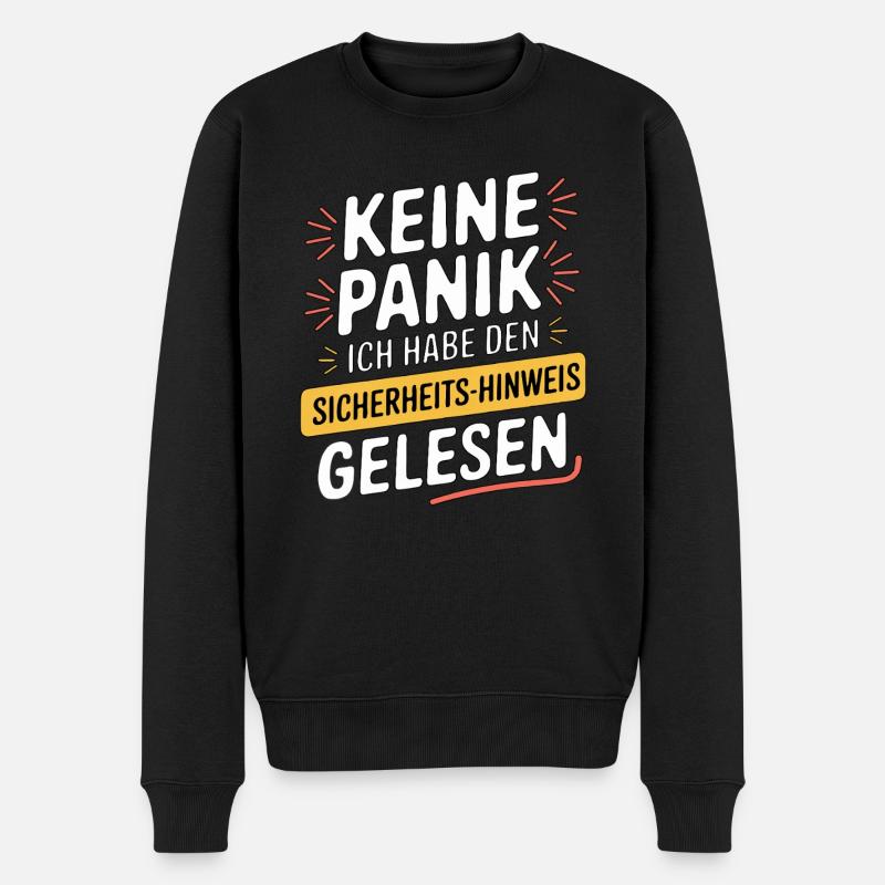 SÉCURITÉ - Pull Premium bio Homme - noir