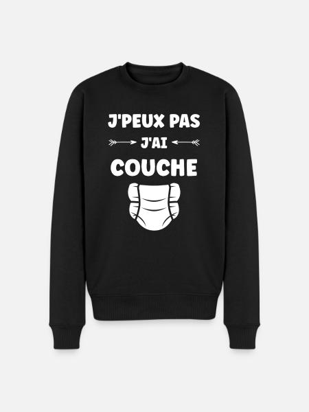 Couches - Pull Premium bio Homme - noir