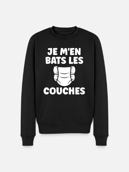Couches - Pull Premium bio Homme - noir