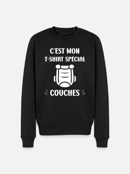 Couches - Pull Premium bio Homme - noir