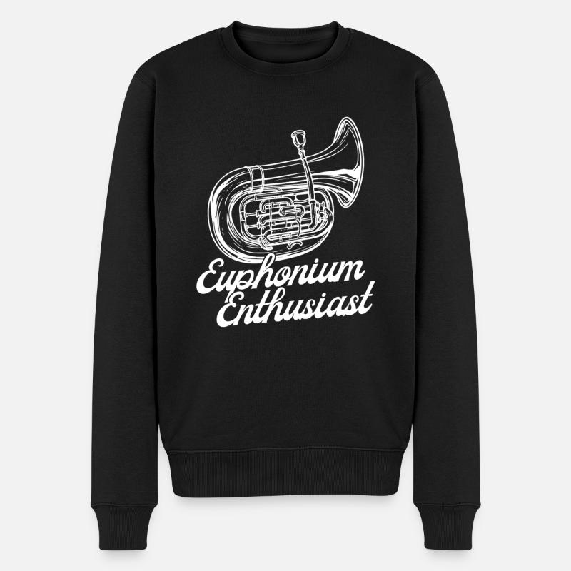Baryton Passionné Euphonium - Pull Premium bio Homme - noir