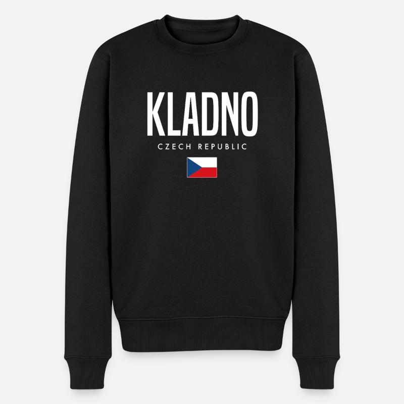 Kladno Tschechien - Männer Premium Bio Pullover - Schwarz