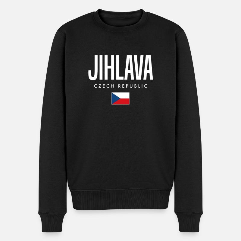 Jihlava, République tchèque - Pull Premium bio Homme - noir