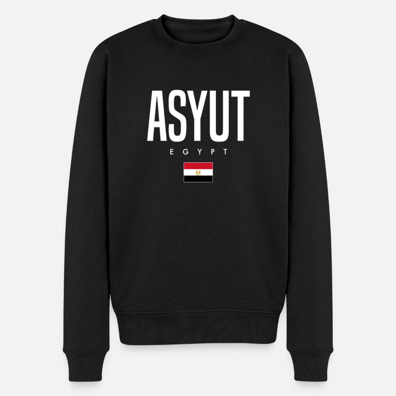 Assiout, Égypte - Pull Premium bio Homme - noir