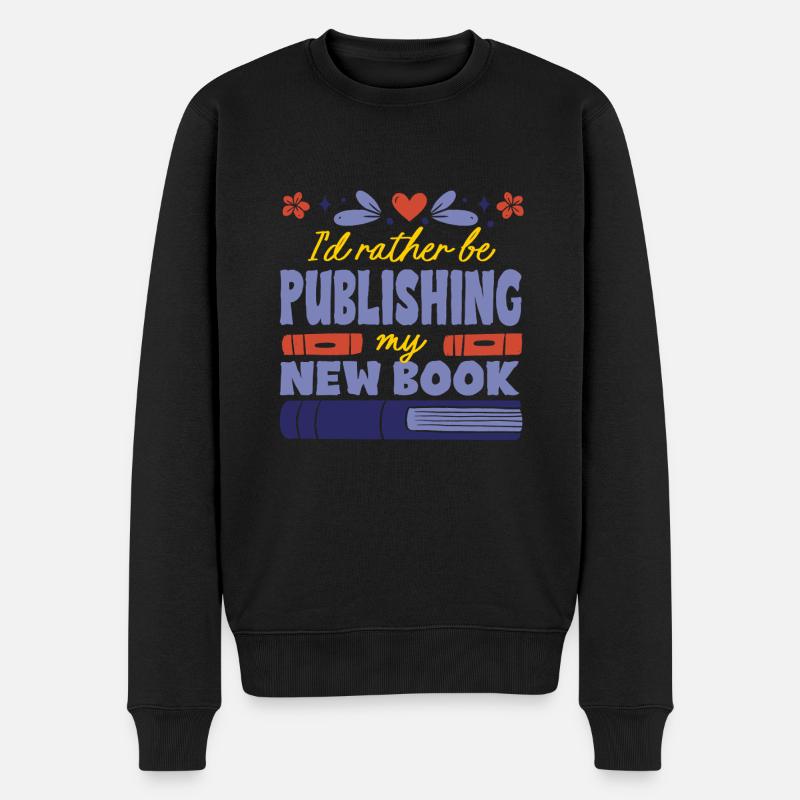 Autor Autoren - Männer Premium Bio Pullover - Schwarz