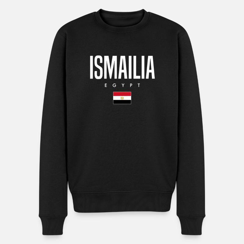 Ismaïlia, Égypte - Pull Premium bio Homme - noir