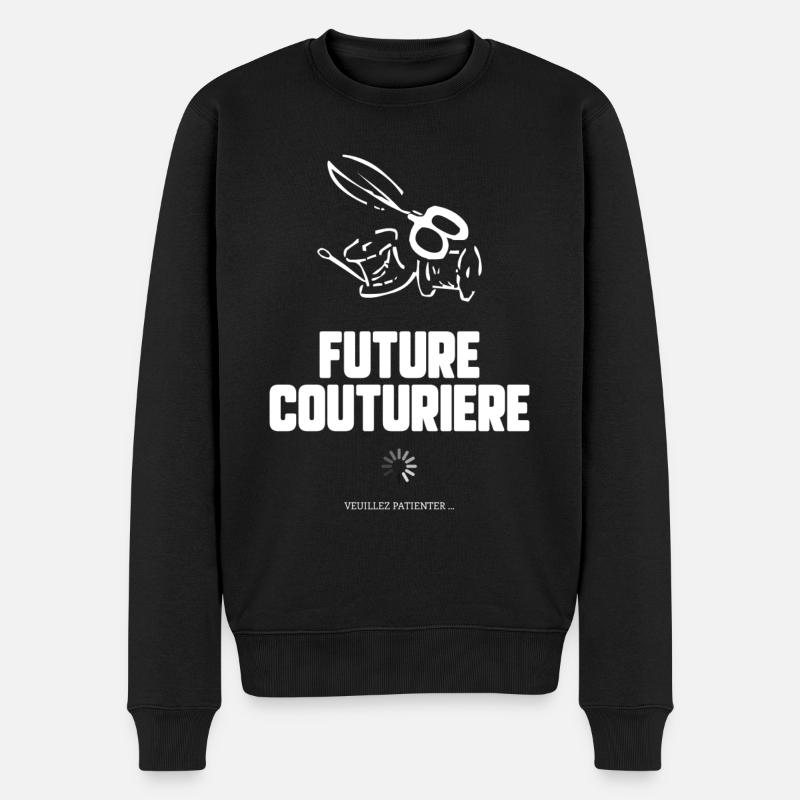 Future couturière - Pull Premium bio Homme - noir