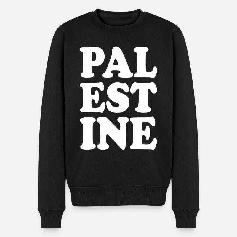 Palestine - Pull Premium bio Homme - noir