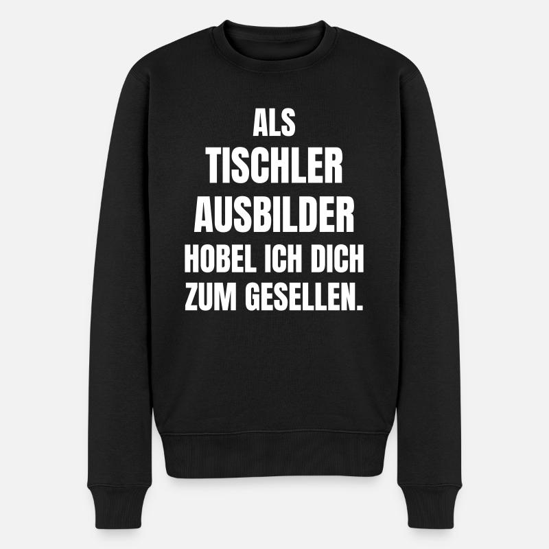 Instructeur de charpentier, je ferai de toi un compagnon. - Pull Premium bio Homme - noir