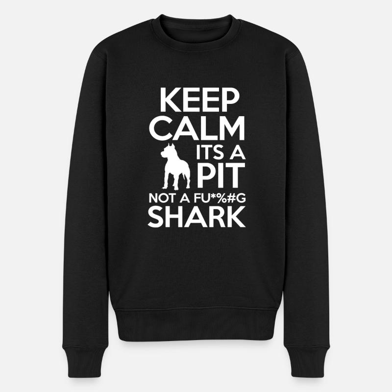 PIT BULL - Pull Premium bio Homme - noir