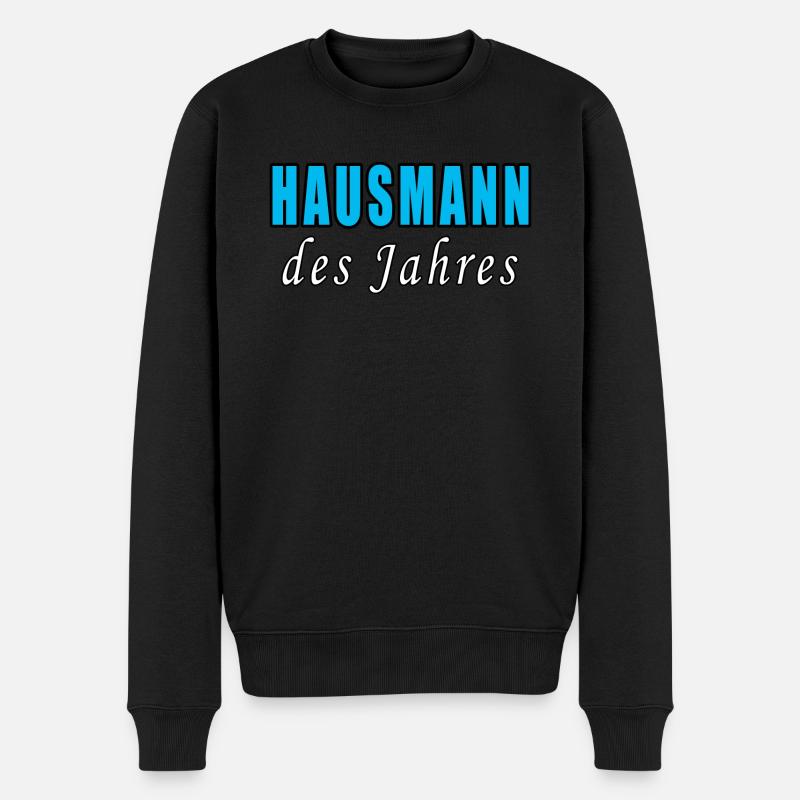 Hausmann Des Jahres - Männer Premium Bio Pullover - Schwarz
