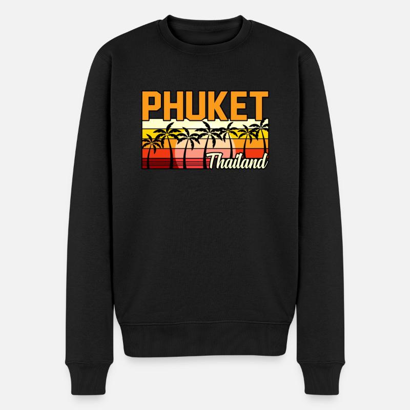 Thaïlande - Pull Premium bio Homme - noir