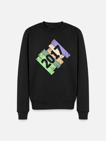 Year 2017 - Men's Premium Organic Jumper - black