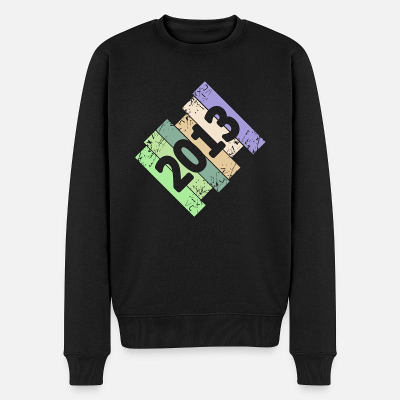 2013 - Männer Premium Bio Pullover - Schwarz