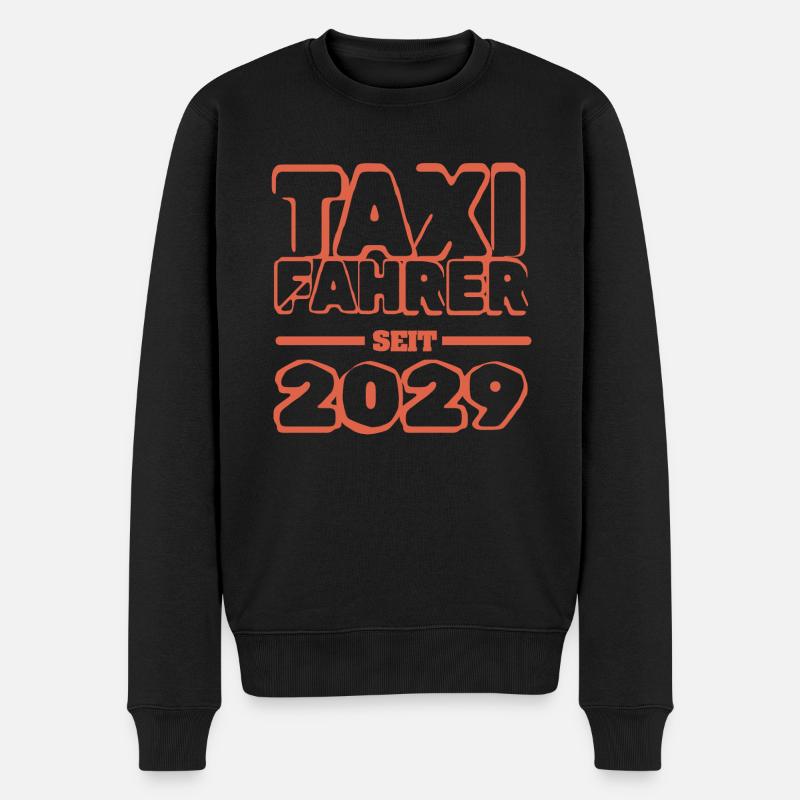 2029 - Männer Premium Bio Pullover - Schwarz