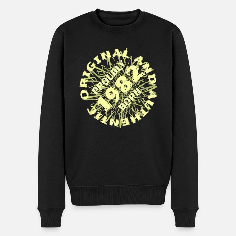 Année 1982 - Pull Premium bio Homme - noir