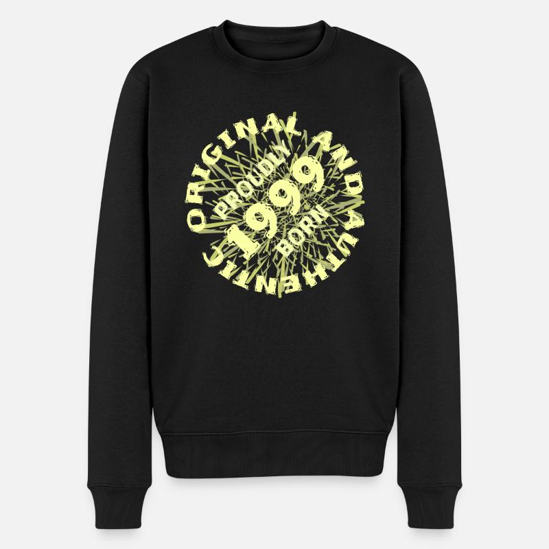 Authentique 1999 - Pull Premium bio Homme - noir