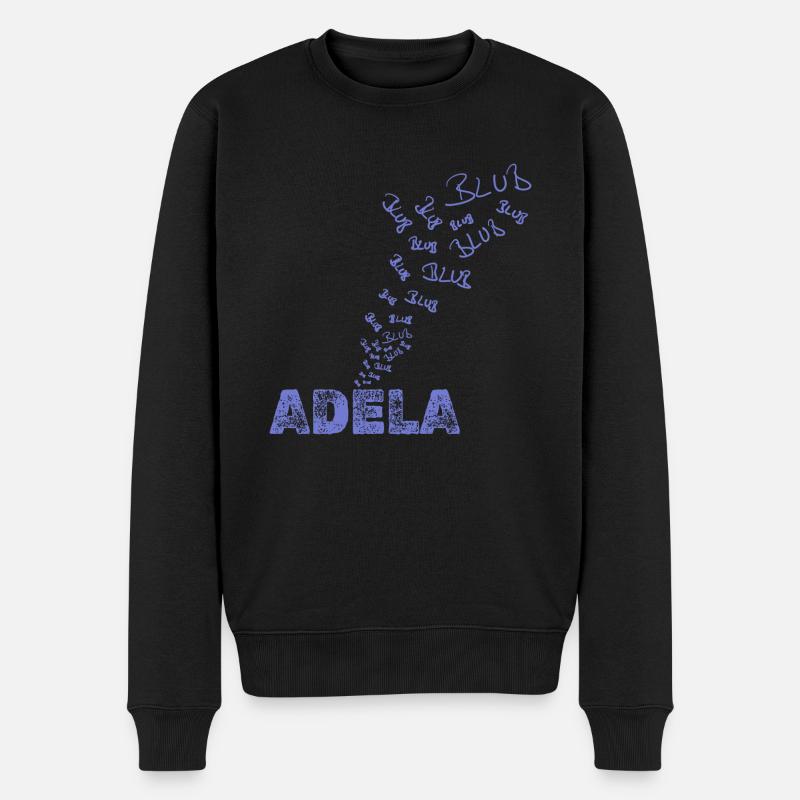 Geschenk für Adela - Männer Premium Bio Pullover - Schwarz