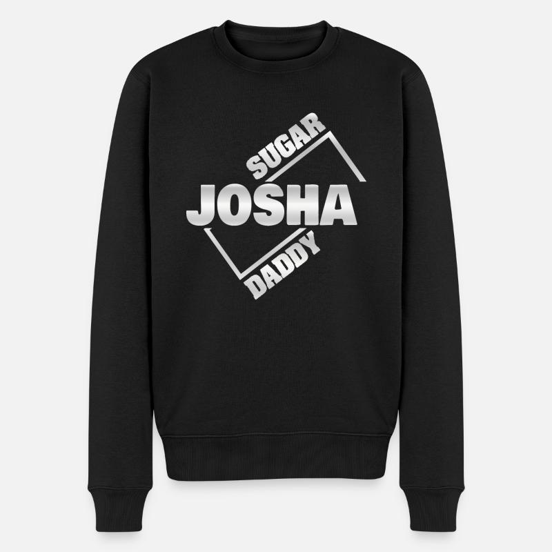 Sugardaddy Josha - Männer Premium Bio Pullover - Schwarz