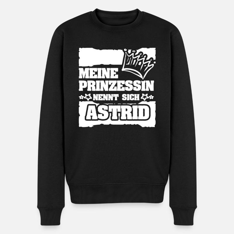 Nom de la fille Astrid - Pull Premium bio Homme - noir