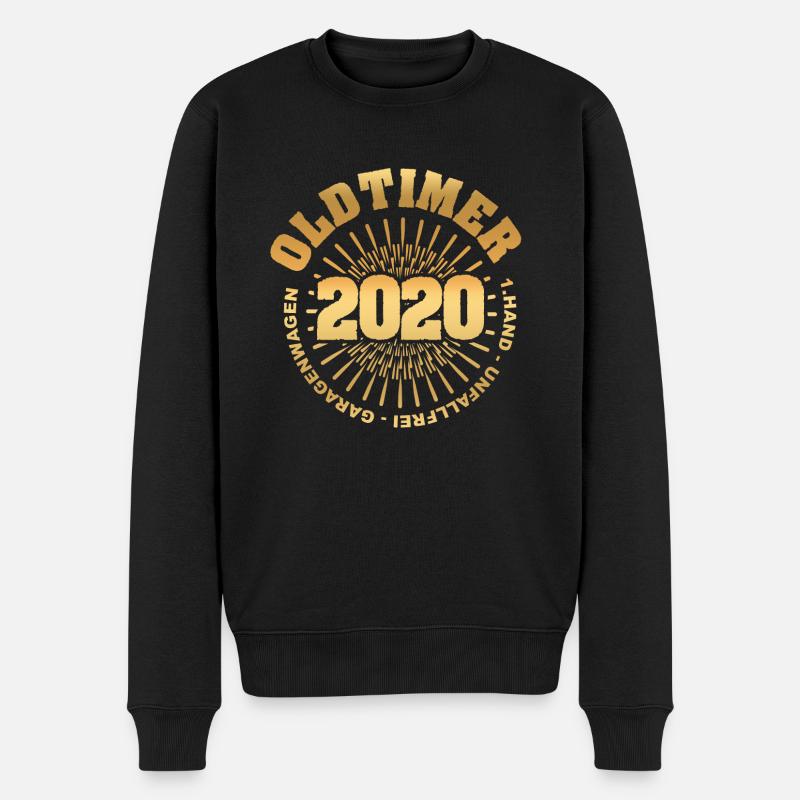 2020 - Männer Premium Bio Pullover - Schwarz