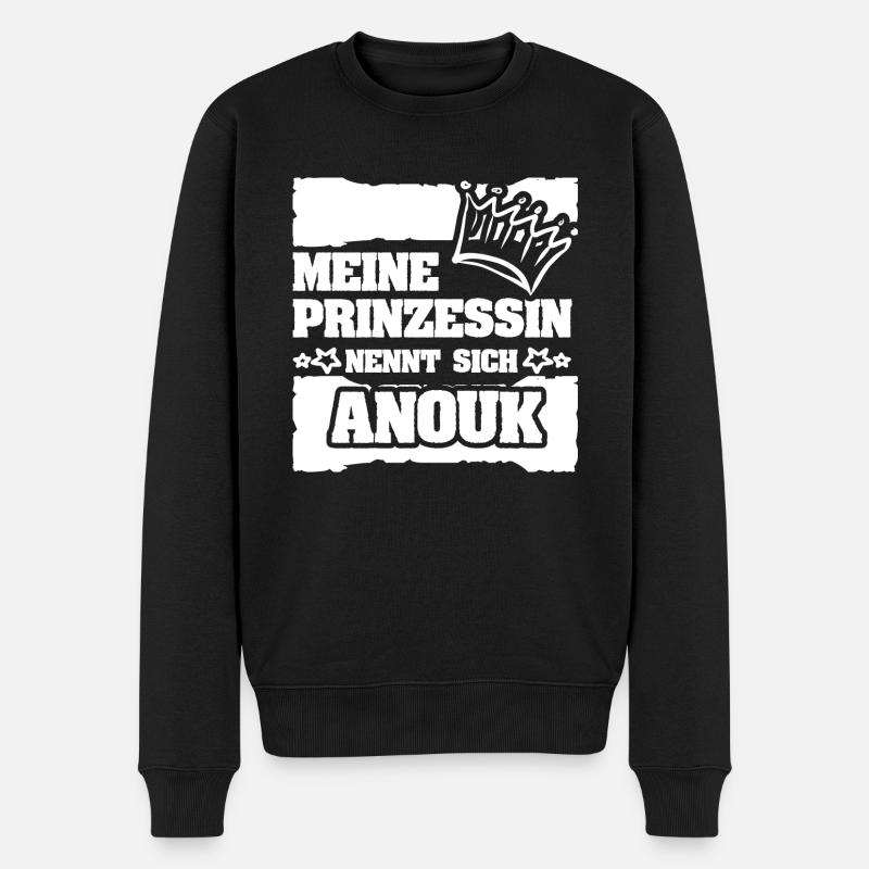 Anouk comme prénom de fille - Pull Premium bio Homme - noir