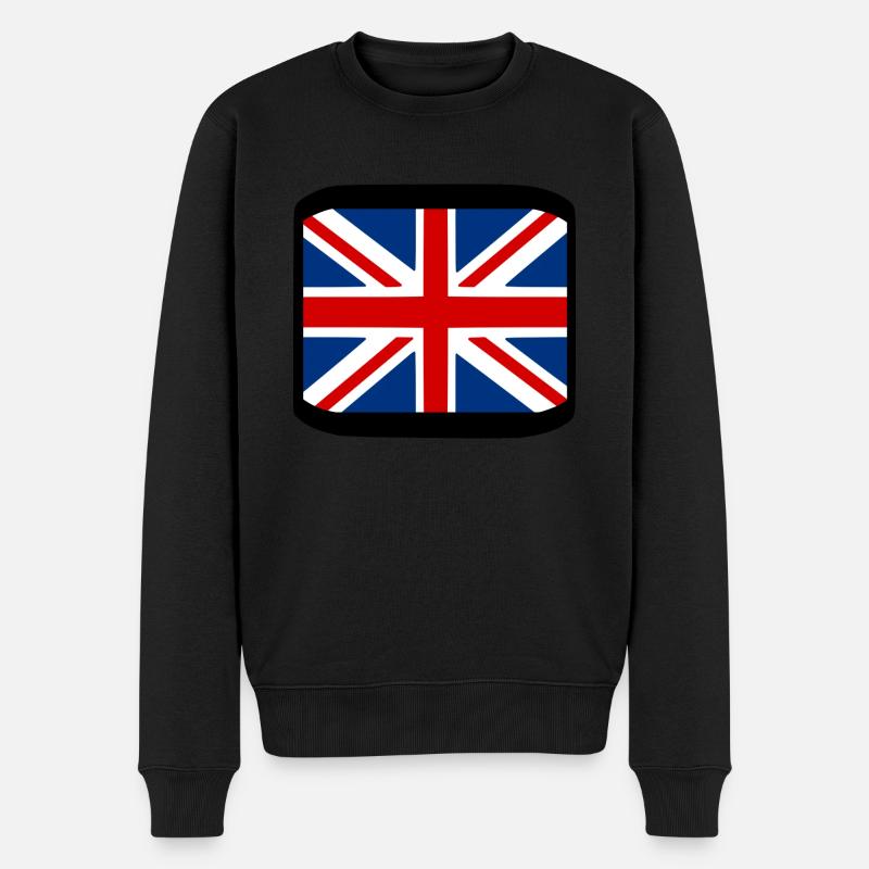 Union Jack - Pull Premium bio Homme - noir