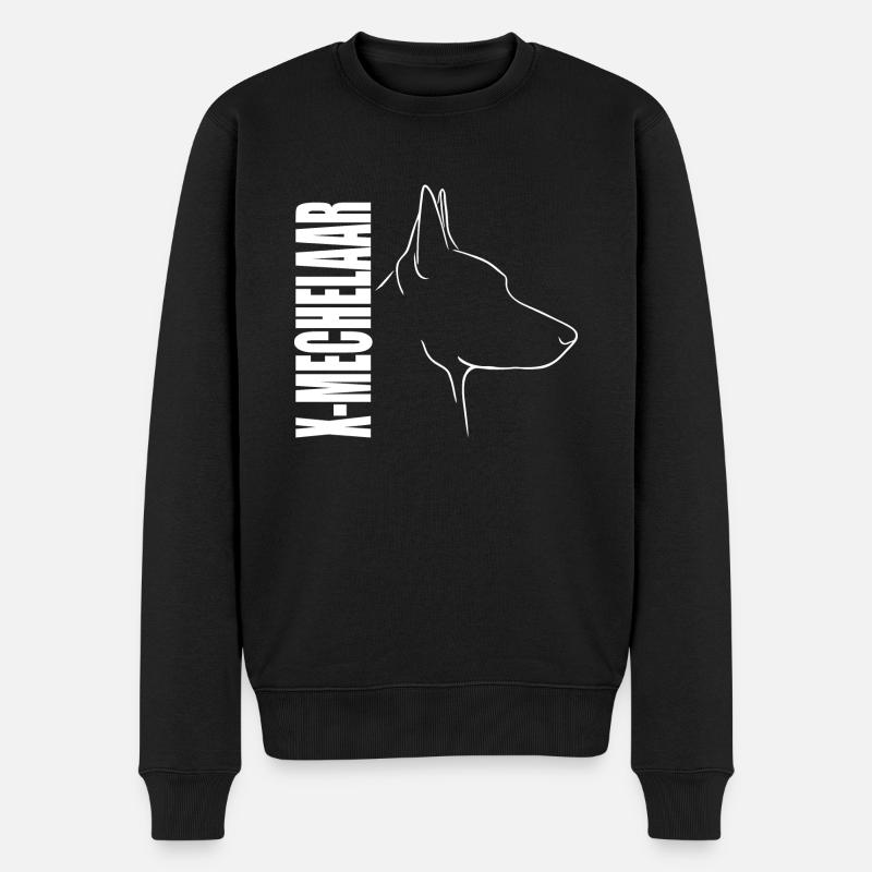 X-MECHELAAR Profil Chiens Wilsigns - Pull Premium bio Homme - noir