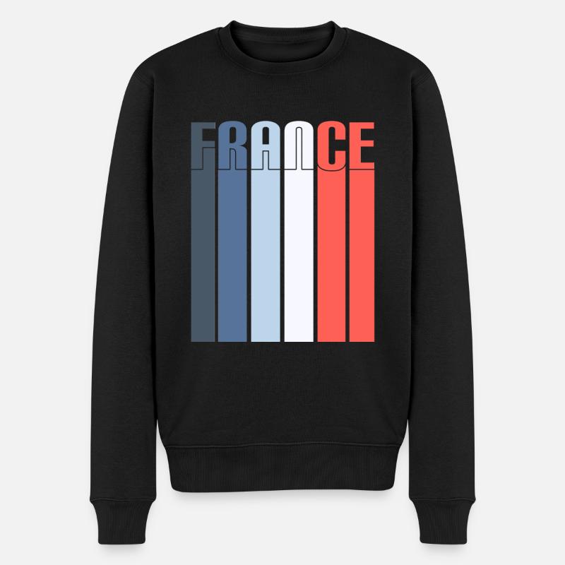 FRANCIA - Maglione ecologico premium da uomo - nero
