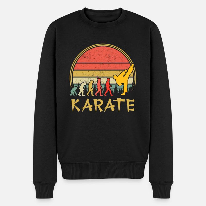 Karaté - Pull Premium bio Homme - noir